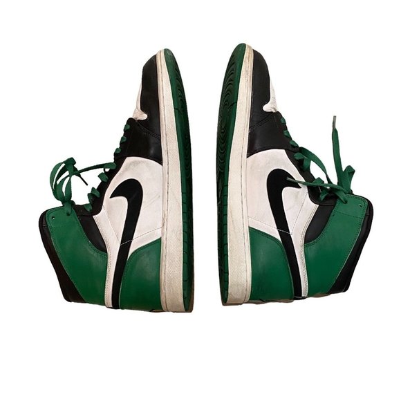 2009 Air Jordan 1 Retro High Boston Celtics 332550-101 Men's Size US 13 Sneakers - Picture 6 of 9